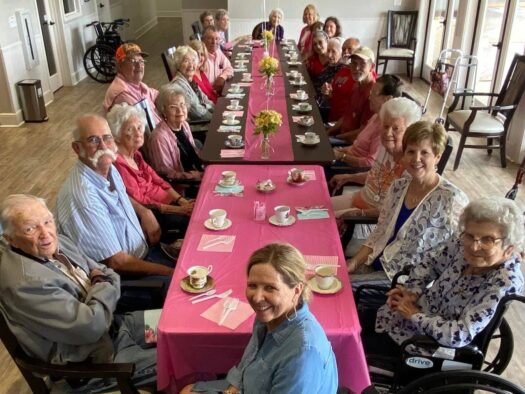 Providing social activities for seniors at our Changing Seasons facilities.
